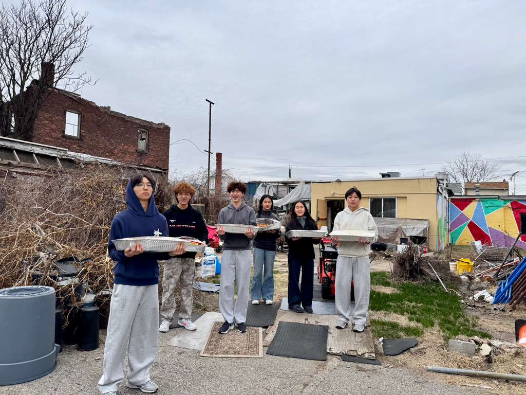 Community meal distribution event 1