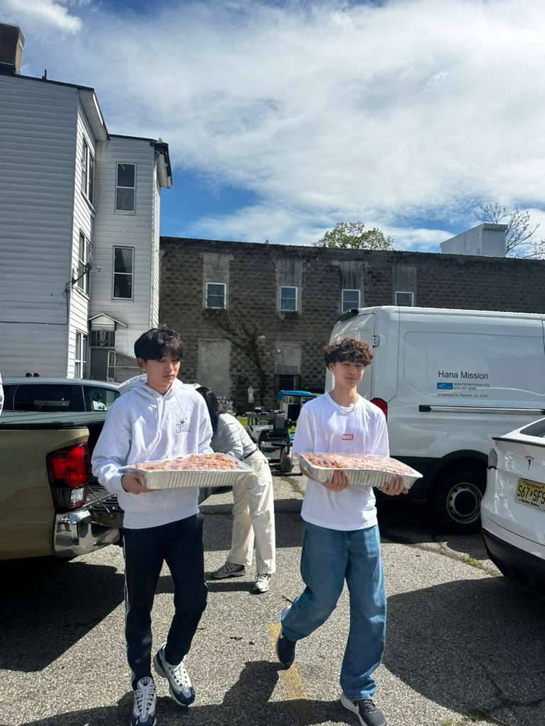 Bringing food