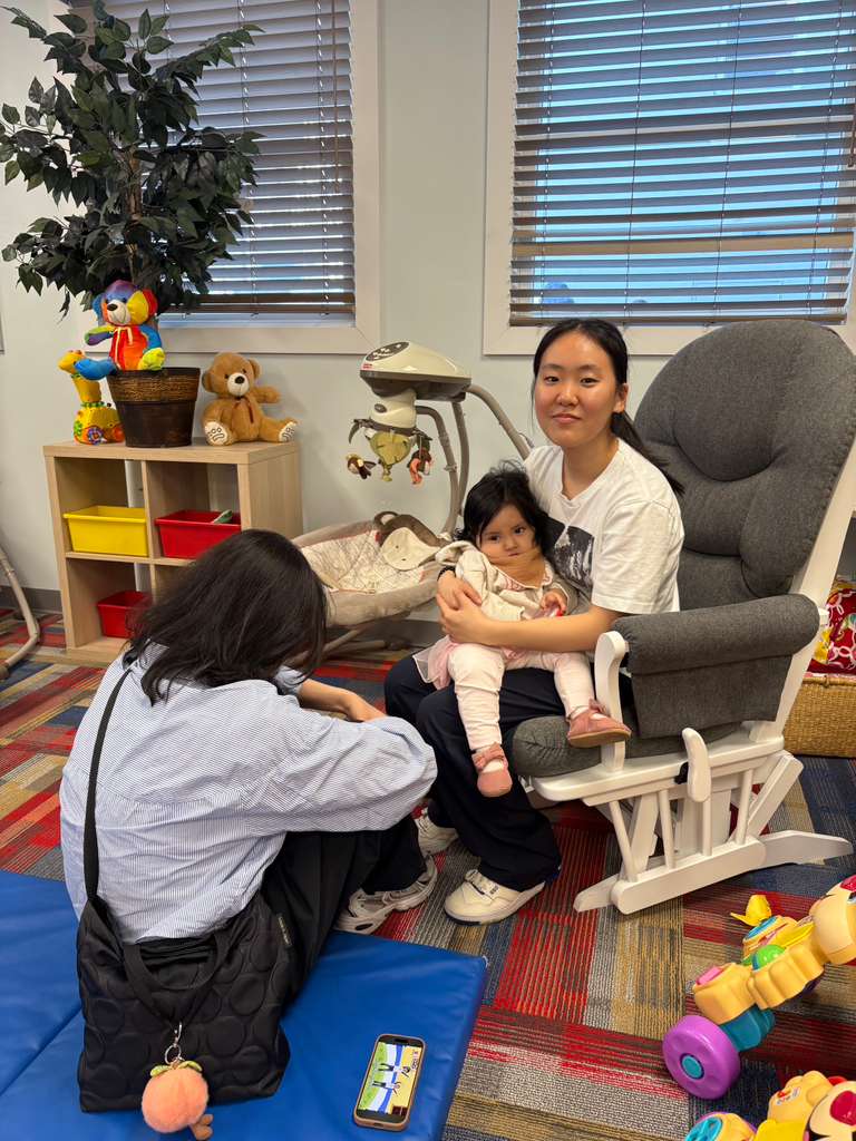 Katie with toddler
