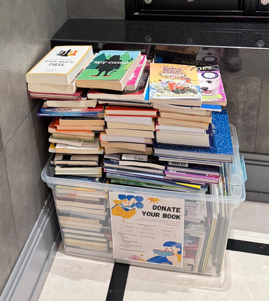 Book donation collection